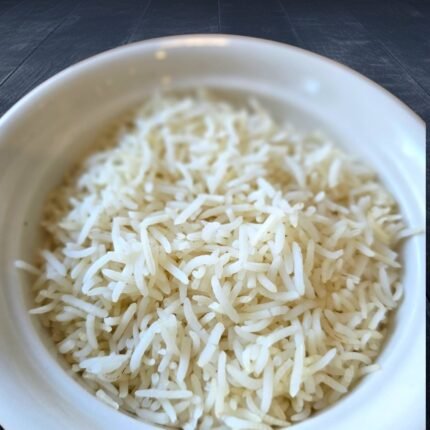 Steamed basmati rice